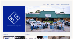 Desktop Screenshot of concreteservicescorp.com